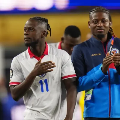 Soccer Football - FIFA World Cup 2026 - Group C - Haiti v Scotland - Boston Stadium, Foxborough, Massachusetts, U.S. - June 13, 2026 Haiti's Louicius Deedson looks dejected after the match IMAGN IMAGES via Reuters/David Butler Ii