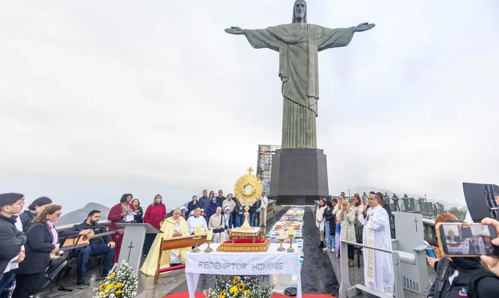 Rio de Janeiro - 04/06/2026 -Santuário Cristo Redentor. Foto: Guilherme Silva