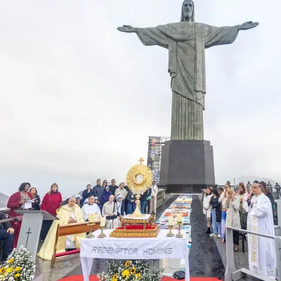 Rio de Janeiro - 04/06/2026 -Santuário Cristo Redentor. Foto: Guilherme Silva