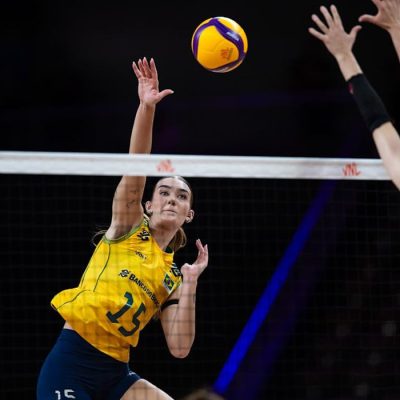 Brasília (DF), 21/06/2026 – liga das nações de volei alemanha x brasil.
Foto:  VNL/Divulgação