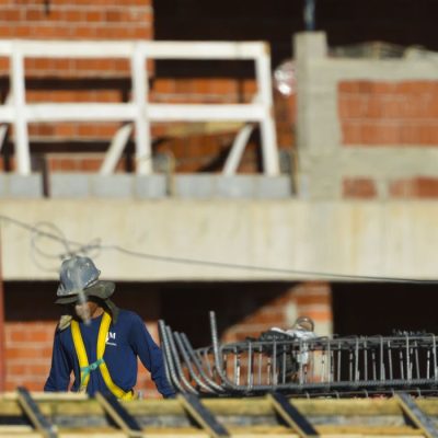 Construção de prédios residenciais e comerciais no Setor Noroeste em Brasília