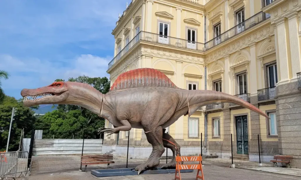 Rio de Janeiro (RJ), 15/06/2026 –Réplica de dinossauro para o Museu Nacional.
Foto: Museu Nacional/Divulgação