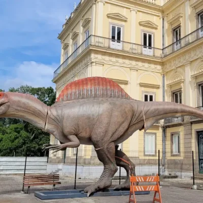 Rio de Janeiro (RJ), 15/06/2026 –Réplica de dinossauro para o Museu Nacional.
Foto: Museu Nacional/Divulgação