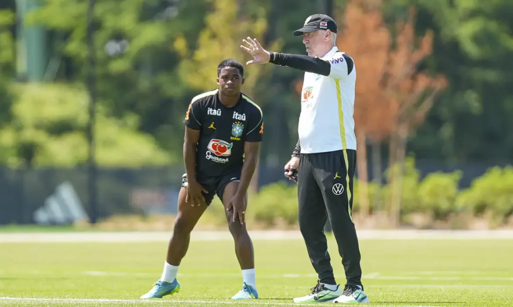 Treino da seleção brasileira nos Estados Unidos