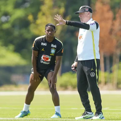 Treino da seleção brasileira nos Estados Unidos