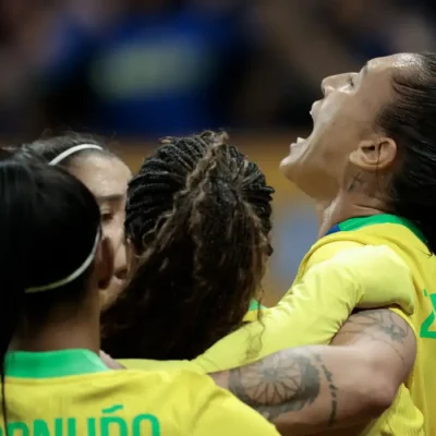 São Paulo (SP), 06/06/2026 - Lance de jogo amistoso entre Seleção Brasileira Feminina do Brasil x Estados Unidos, na Neo Química Arena. Foto: Paulo Pinto/Agencia Brasil