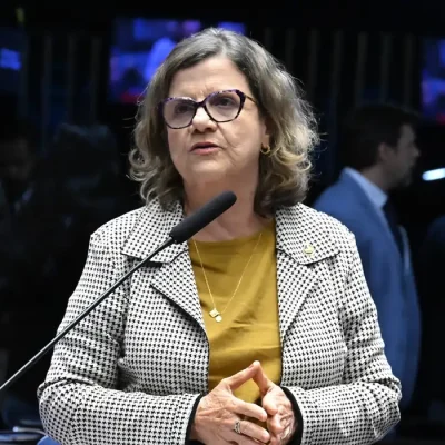 Plenário do Senado Federal durante sessão deliberativa ordinária. Ordem do dia.
Na pauta, o Projeto de Lei 5.102/2023, que dispõe sobre a transformação do Centro Federal de Educação Tecnológica de Minas Gerais e do Centro Federal de Educação Tecnológica Celso Suckow da Fonseca, no Rio de Janeiro, em Universidade Tecnológica Federal de Minas Gerais (UTFMG) e em Universidade Tecnológica Federal do Rio de Janeiro (UTFRJ).
Em pronunciamento, à bancada, senadora Teresa Leitão (PT-PE).
Foto: Waldemir Barreto/Agência Senado