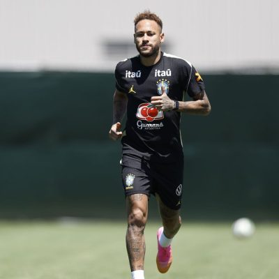 Neymar participa de primeiro treino com seleção brasileira em Nova Jersey após a convocação para a Copa do Mundo - em 16/06/2026