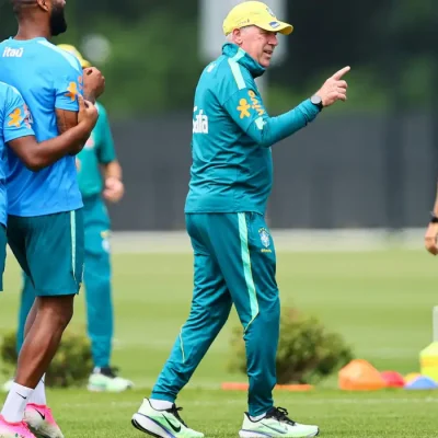 Soccer Football - FIFA World Cup 2026 - Brazil Training - Columbia Park Training Facility, Morristown, New Jersey, U.S. - June 10, 2026
Brazil coach Carlo Ancelotti during training IMAGN IMAGES via Reuters/Caean Couto