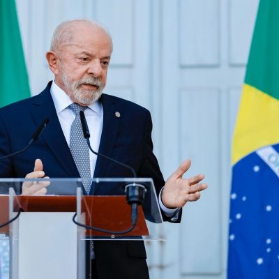 Évian-les-Bains, 17/06/2026 - Presidente da República, Luiz Inácio Lula da Silva durante coletiva de imprensa após reunião do G7. Foto: Ricardo Stuckert/PR