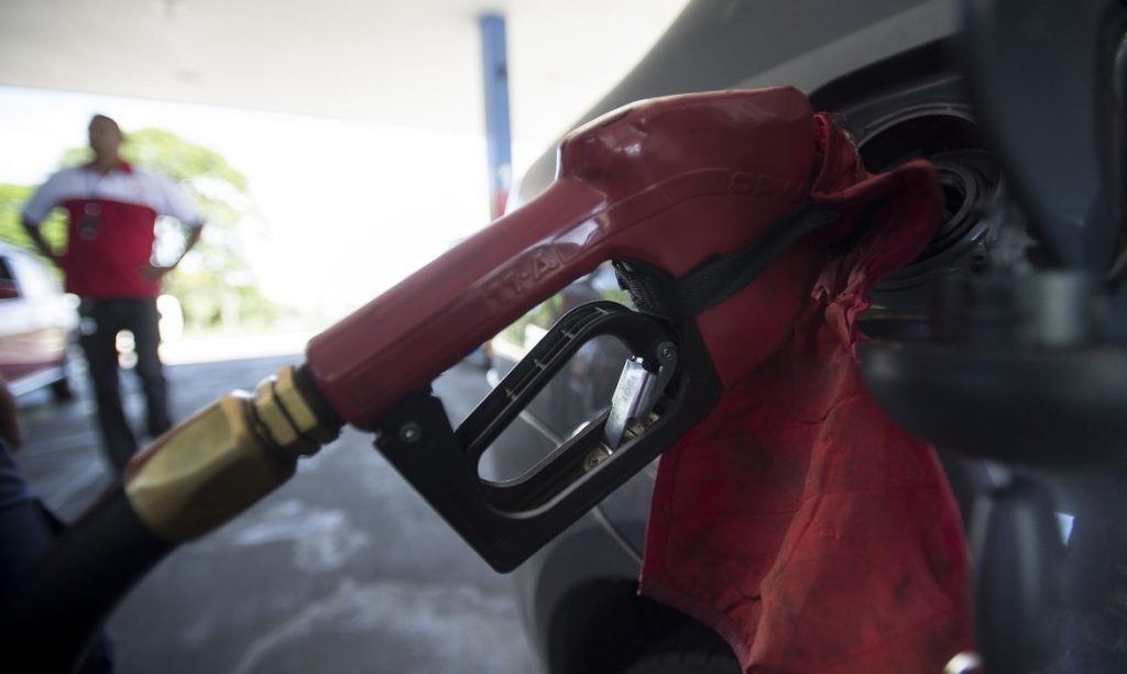 Bomba de combustível, gasolina, posto