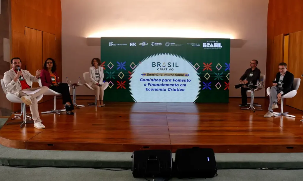 Rio de Janeiro (RJ), 16/06/2026 - Seminário Internacional Caminhos para Fomento e Financiamento em Economia Criativa , no Edifício Palácio Gustavo Capanema, centro da cidade. Foto: Tânia Rêgo/Agência Brasil