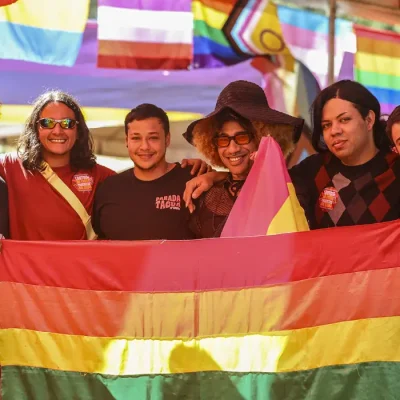 Brasília (DF), 28/06/2026 - Dia do orgulho LGBT+ no Eixão do Lazer. Foto: Marcelo Camargo/Agência Brasil