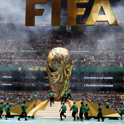 Soccer Football - FIFA World Cup 2026 - Group A - Mexico v South Africa - Estadio Azteca, Mexico City, Mexico - June 11, 2026 Performers during the opening ceremony before the match REUTERS/Kai Pfaffenbach
