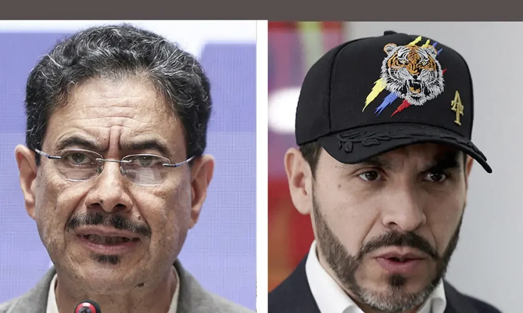 Brasília (DF), 17/06/2026 – Ivan Cepeda, filósofo de esquerda, defensor dos direitos humanos e aliado do atual presidente Gustavo Petro; Abelardo de La Espriella, advogado milionário admirador do Javier Milei e Donald Trump, que nunca se candidatou..
Fotos: Reuters/Proibida reprodução