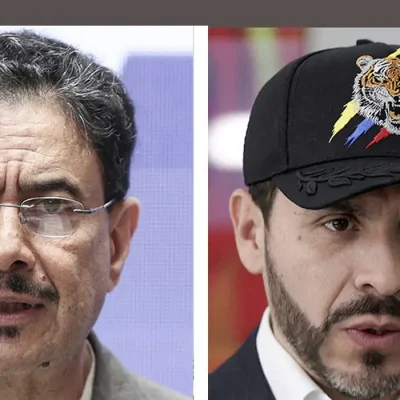 Brasília (DF), 17/06/2026 – Ivan Cepeda, filósofo de esquerda, defensor dos direitos humanos e aliado do atual presidente Gustavo Petro; Abelardo de La Espriella, advogado milionário admirador do Javier Milei e Donald Trump, que nunca se candidatou..
Fotos: Reuters/Proibida reprodução