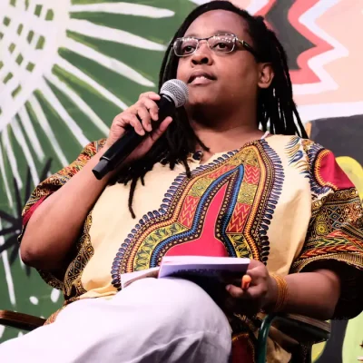 ESCRITORAS NEGRAS: A RIQUEZA DA PRODUÇÃO LITERÁRIA E A BUSCA POR MAIS DESTAQUE NO MERCADO EDITORIAL. Na foto Cidinha da Silva Foto: FLIP 2022/Divulgação