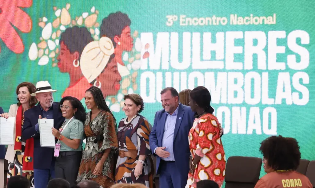 Brasília – DF – 11/06/2026 –  Presidente Luiz Inácio Lula da Silva durante encontro Nacional de Mulheres Quilombolas.  Foto: Lula Marques/Agência Brasil.