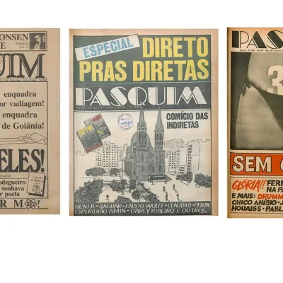 Capa de edição do jornal O Pasquim. Foto: Paquim/Reprodução