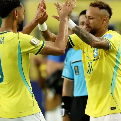Soccer Football - FIFA World Cup 2026 - Group C - Scotland v Brazil - Miami Stadium, Miami Gardens, Florida, U.S. - June 24, 2026 Brazil's Neymar Jr. comes on as a substitute to replace Matheus Cunha REUTERS/Paul Childs
