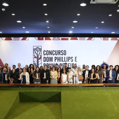 11/06/2026 - Brasília - Foto oficial do Concurso, após cerimônia de homenagem a Dom Phillips e Bruno Pereira. Foto: Valter Campanato/Agência Brasil
