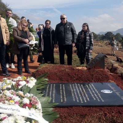 São Paulo (SP), 26/06/2026. - Cerimônia de Sepultamento de Grenaldo de Jesus Silva, no cemitério Dom Bosco em Perus.  Ato integra ações de memória, verdade e reparação conduzidas pela Comissão Especial sobre Mortos e Desaparecidos Políticos e pelo Ministério dos Direitos Humanos e da Cidadania. Foto: Paulo Pinto/Agencia Brasil