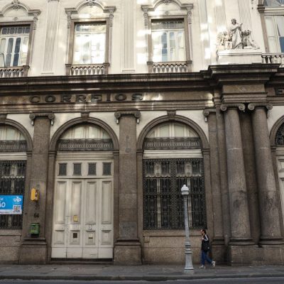Rio de Janeiro (RJ), 29/07/2026 – Fachada do prédio de sede histórica dos Correios no centro do Rio de Janeiro. Foto: Tomaz Silva/Agência Brasil