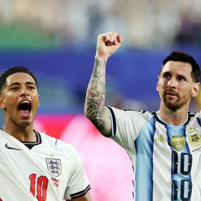 Soccer Football - FIFA World Cup 2026 - Round of 32 - Argentina v Cape Verde - Miami Stadium, Miami Gardens, Florida, U.S. - July 3, 2026
Argentina's Lionel Messi celebrates after the match as Argentina qualify for the Round of 16 stage of the World Cup Reuters/Paul Childs/Arquivo/Proibida reprodução