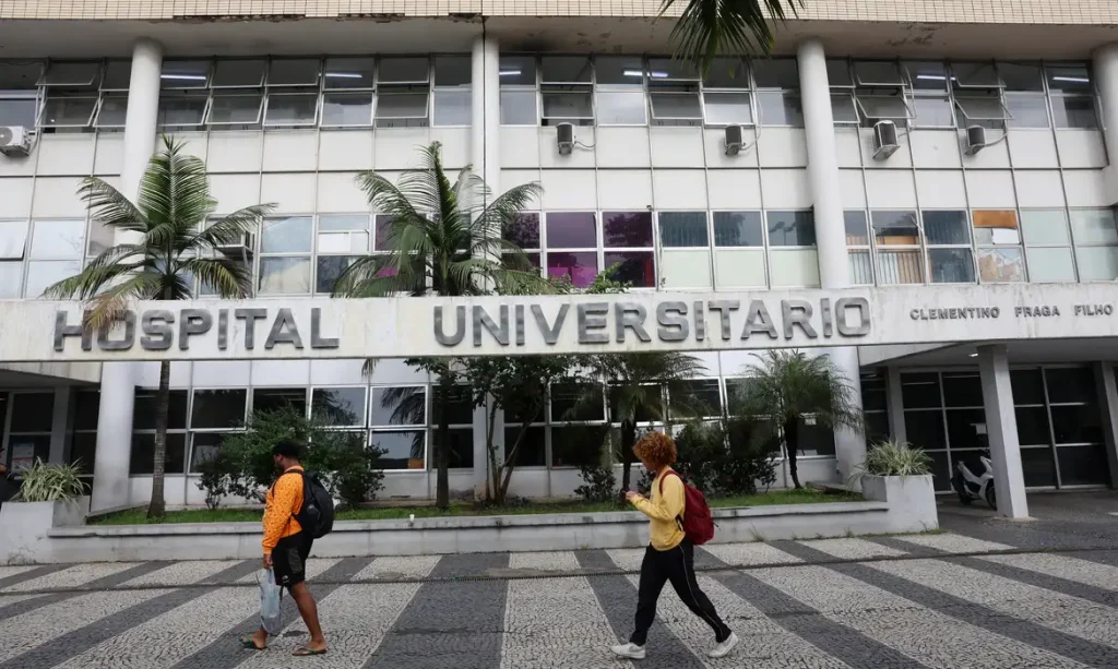 Rio de Janeiro (RJ), 27/06/2026 - Fachada do Hospital Universitário Clementino Fraga Filho - HUCFF na Cidade Universitária. Foto: Rovena Rosa/Agência Brasil