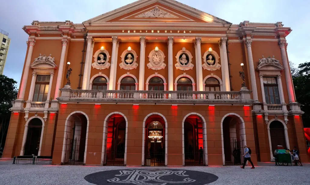 Belém (PA), 06/06/2025 - Fachada do Theatro da Paz, palco do TEDx Amazônia, centro da cidade. Foto: Tânia Rêgo/Agência Brasil