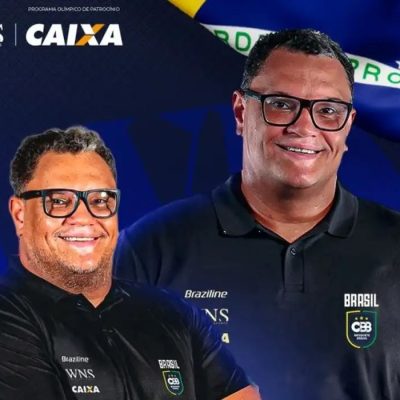 Léo Figueiró é anunciado novo técnico da seleção brasileira feminina de basquete, em 23/07/2026. Foto: Instagram/basquete brasil