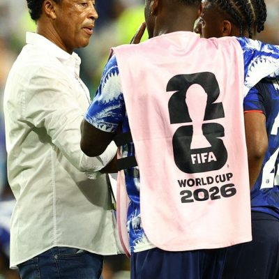 O técnico de Cabo Verde, Pedro Brito, o Bubista
3 de julho de 2026 IMAGN IMAGES via Reuters/Nathan Ray Seebeck