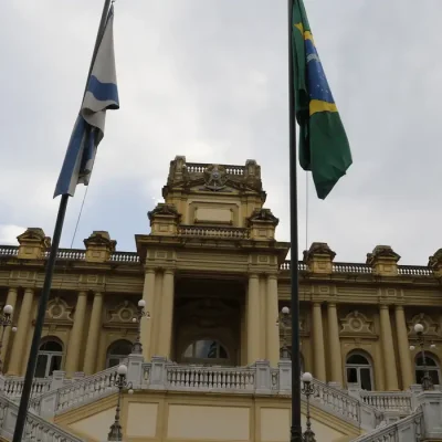 O Palácio Guanabara, em Laranjeiras, sede do Governo do Estado do Rio de Janeiro.