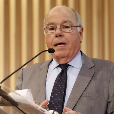 Rio de Janeiro (RJ) 14/11/2024 – O embaixador Mauro Vieira, ministro de Estado das Relações Exteriores, na mesa de abertura do G20 Social, no Museu do Amanhã. Foto: Fernando Frazão/Agência Brasil