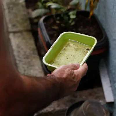 São Paulo (SP), 30/03/2023 - Agentes de vigilância em saúde fiscalizam e orientam moradores sobre focos do mosquito Aedes aegypti, transmissor da dengue, em Perdizes. Foto: Fernando Frazão/Agência Brasil