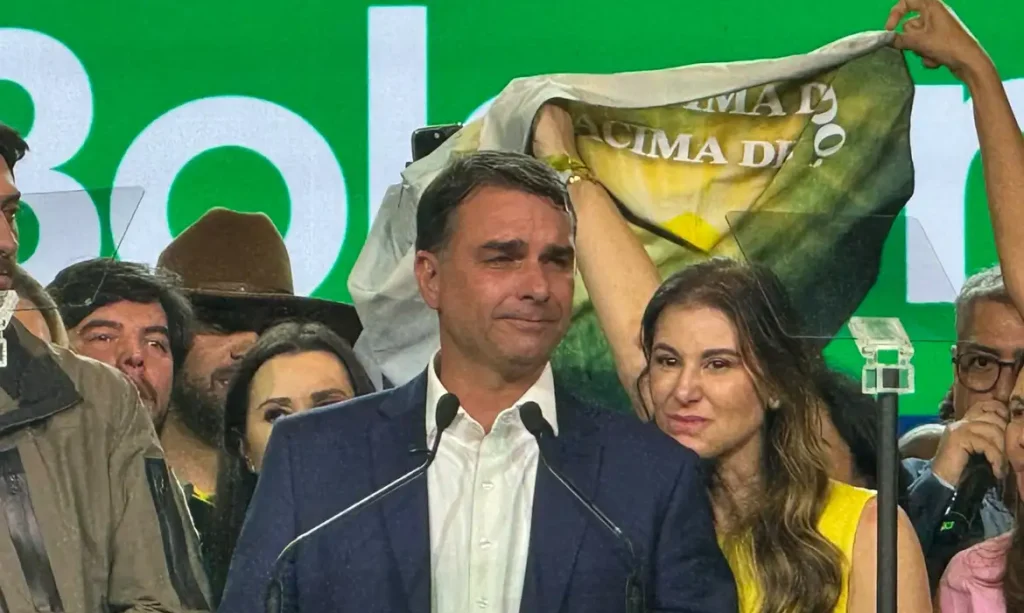 São Paulo - 25/07/2026 - Convenção do PL oficializou Flávio Bolsonaro como candidato à Presidência em evento no Pacaembu. Foto: Maura Martins/TV Brasil.