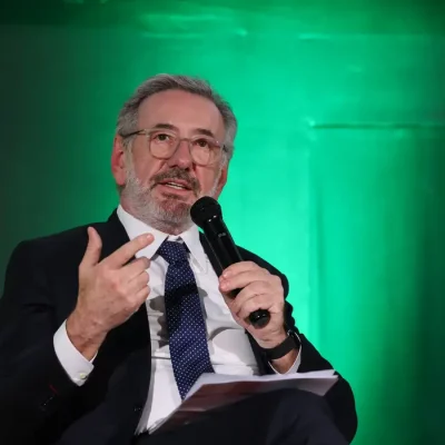Rio de Janeiro (RJ), 25/05/2026 - O ministro do Estado do Desenvolvimento, Indústria, Comércio e Serviços, Márcio Elias Rosa, lança o Programa da Nova Indústria do Audiovisual Brasileiro, em parceria com a Federação da Indústria e Comércio Audiovisual - FICA, no Cinesystem Belas Artes. Foto: Rovena Rosa/Agência Brasil