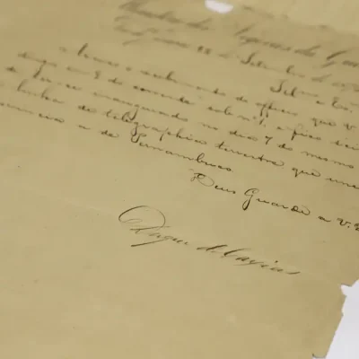 Venda ilegal de documentos históricos preocupa Arquivo Nacional. Foto: Arquivo Duque de Caxias/ Divulgação
