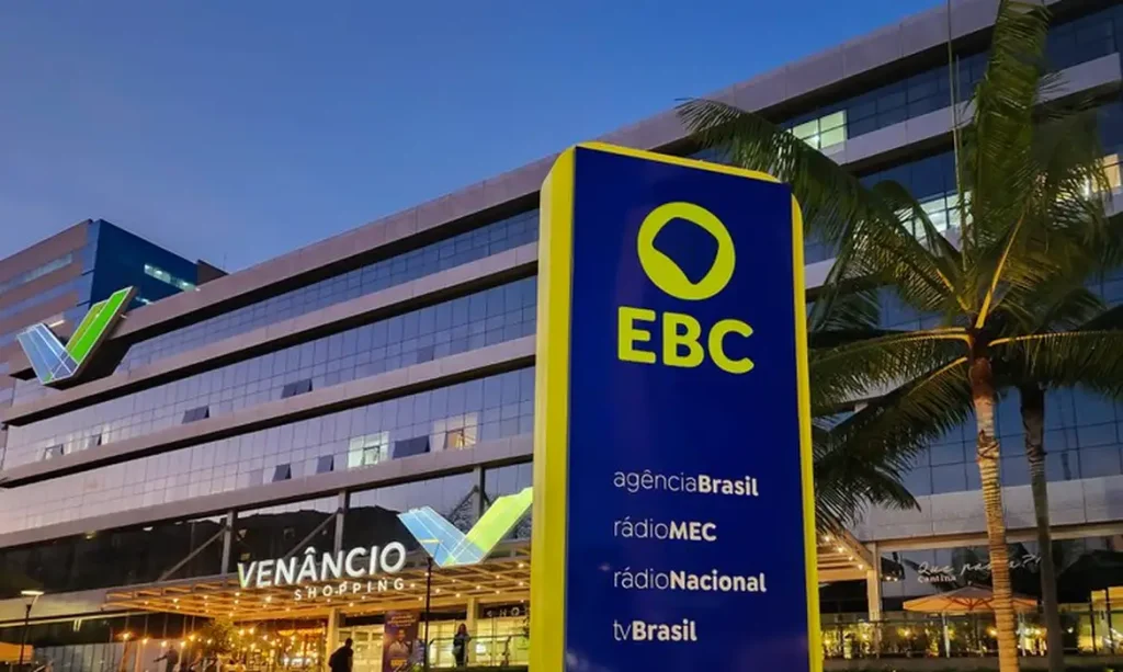 Totem da Agência Brasil. EBC.