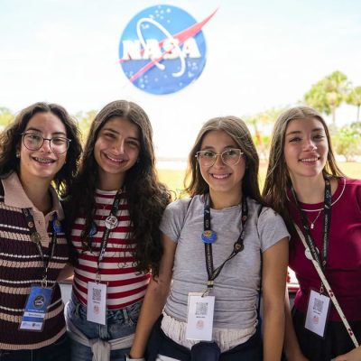 Brasília – DF – 08/07/2026 - Quatro adolescentes brasileiras vencem competição internacional e terão pesquisa sobre câncer de mama realizada no espaço Crédito: Divulgação/NASA