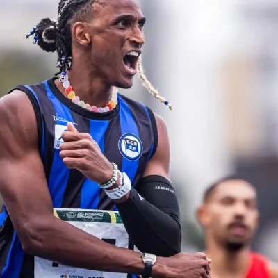 Alison dos Santos, o Piu, conquista ouro nos 400m no Troféu Brasil - em 24/07/2026