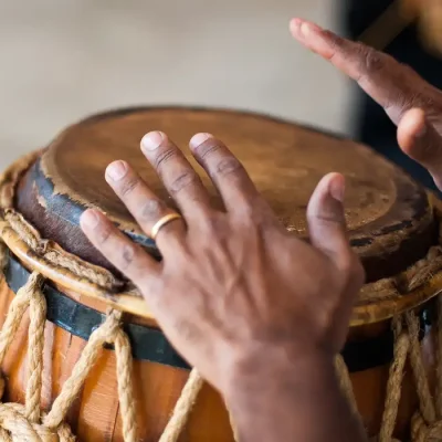 Tambor, religiões de matriz africana, umbanda, candomblé, Roda de capoeira na oitava edição do Festival Latinidades (Macello Casal Jr/Agência Brasil)