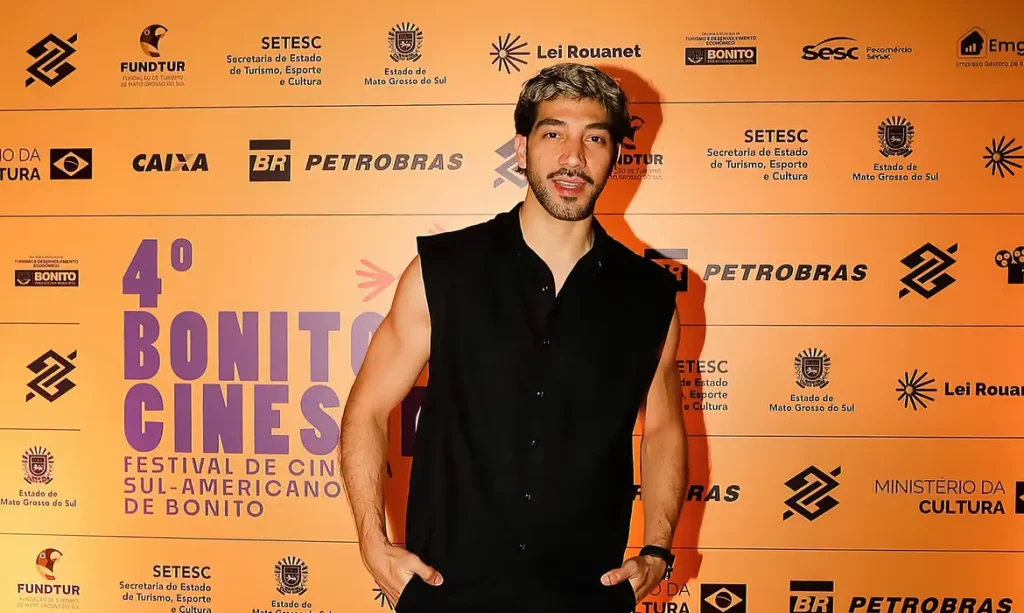 31/07/2026 - O ator paraguaio Diro Romero, no CineSur . Foto: Instagram/ diro_romero