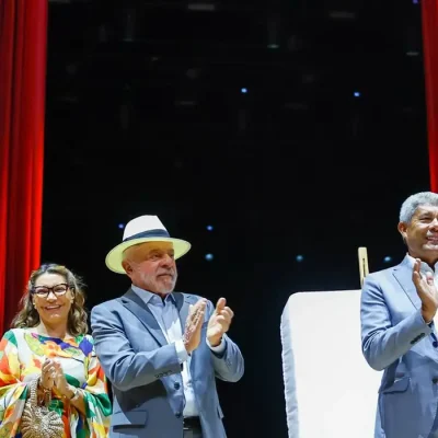 Presidente da República, Luiz Inácio Lula da Silva, durante Cerimônia de reabertura do Teatro Castro Alves, Salvador - BA.
