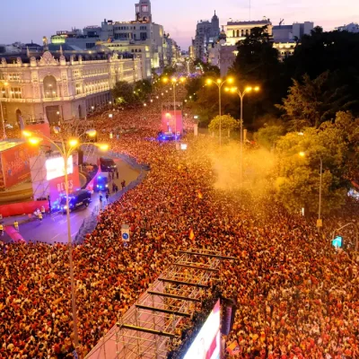 Desfile da vitória da Espanha em Madri após título da Copa do Mundo
20 de julho de 2026
REUTERS/Nacho Doce
