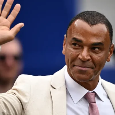 Ex-jogador da seleção brasileira Cafu antes da partida entre Brasil e Noruega pelas oitavas de final da Copa do Mundo de 2026
5 de julho de 2026 REUTERS/Dylan Martinez