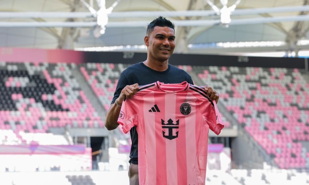 Apresentação de Casemiro no Inter Miami
30 de julho de 2026
Sam Navarro-Imagn Images
