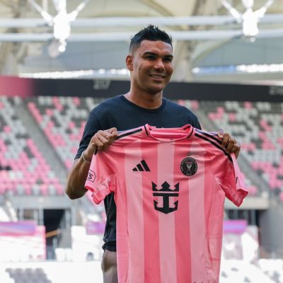 Apresentação de Casemiro no Inter Miami
30 de julho de 2026
Sam Navarro-Imagn Images