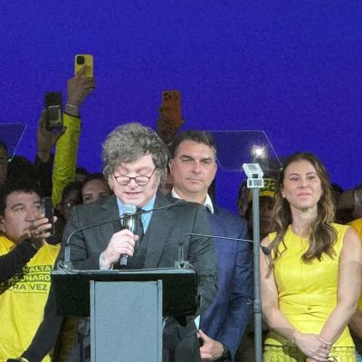 São Paulo - 25/07/2026 - Convenção do PL oficializou Flávio Bolsonaro como candidato à Presidência em evento no Pacaembu. Foto:  Maura Martins/TV Brasil.