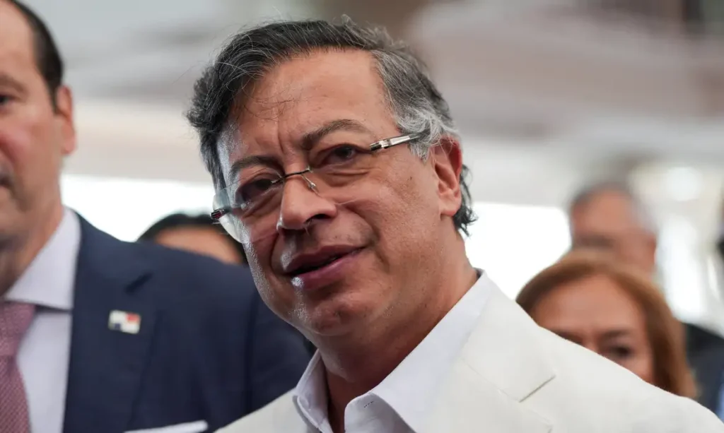 Presidente da Colômbia, Gustavo Petro, na Cidade do Panamá, Panamá, em 22 de junho de 2026. REUTERS/Enea Lebrun